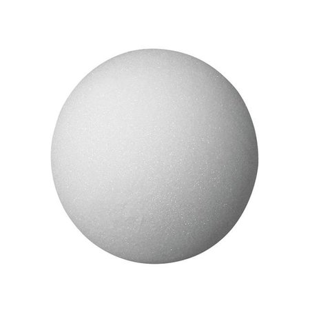 TOSAFOS Ball Styrofoam Shape; 2 in.; White - Pack of 12 TO1415992